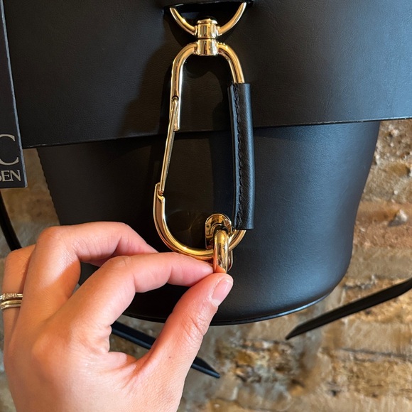 Zac Posen Black Leather Crossbody Bag - Picture 6 of 8